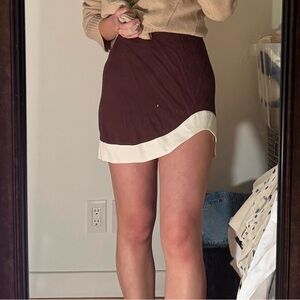 Reformation Brown Skirt